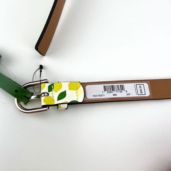 NWT KATE SPADE NEW YORK LEATHER LEMON PRINT FANNY PACK BELT BAG S/M - Picture 11 of 13